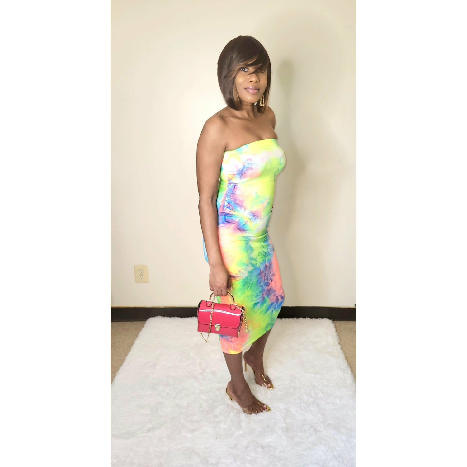 No Pressure Tie Dye Dress