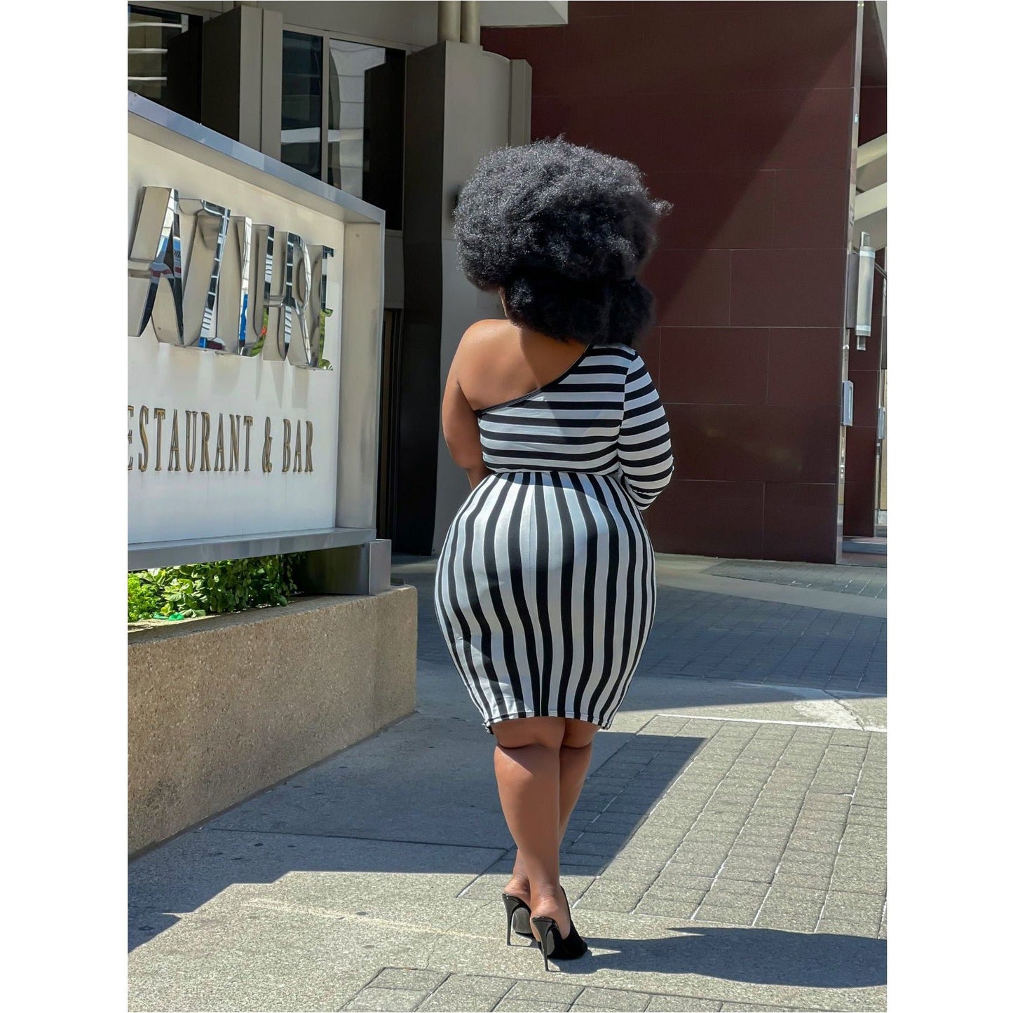 Not So Basic Striped Dress - LeAmore Boutique