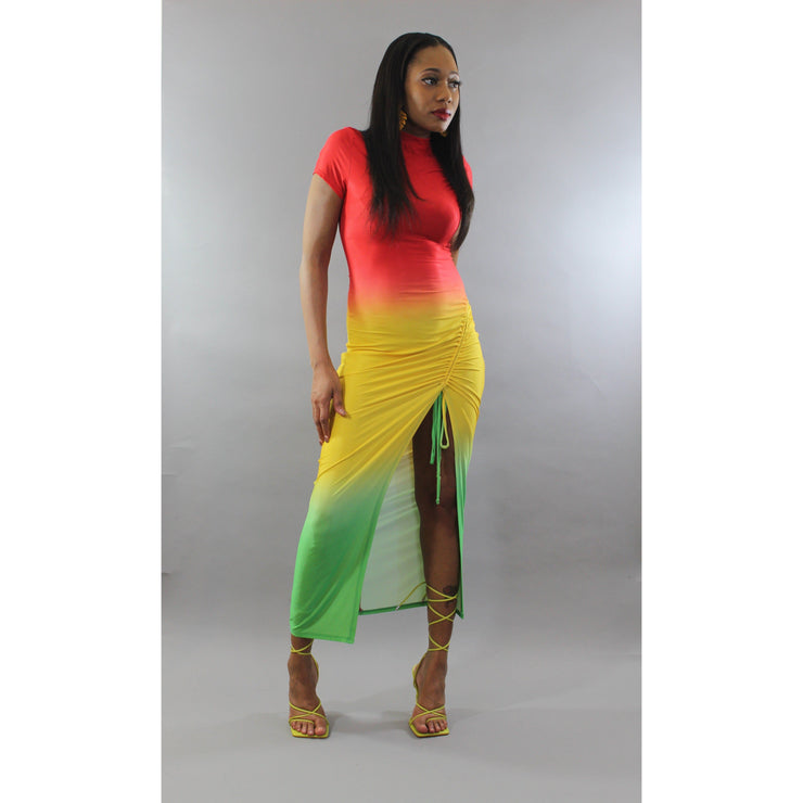 Sunsplash Rainbow Dress - LeAmore Boutique