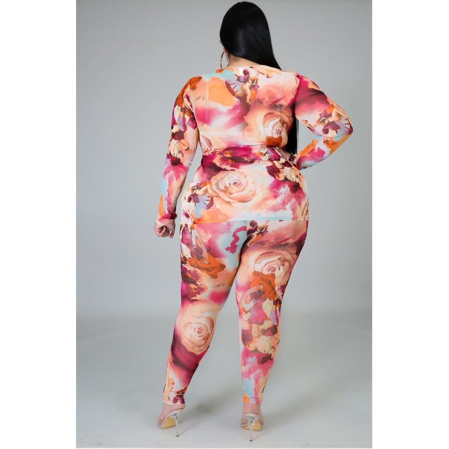Too Sexy Floral Set - Plus - LeAmore Boutique