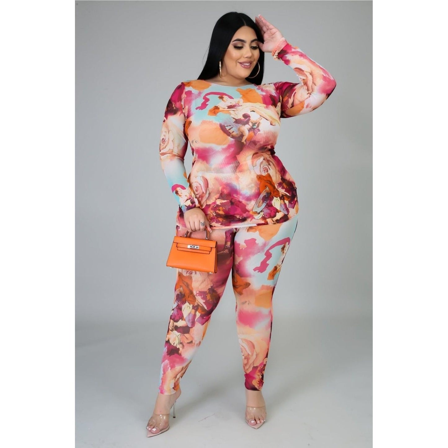 Too Sexy Floral Set - Plus - LeAmore Boutique