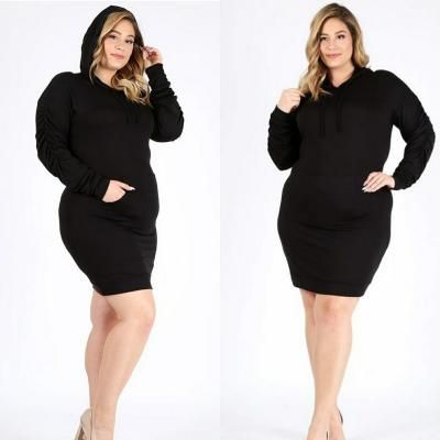 Work It Out Hoodie Dress - LeAmore Boutique